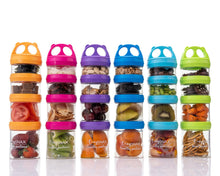 Load image into Gallery viewer, E-zy Snax - Stackable Lunch Box - 4 Cylindrical Containers