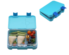 Load image into Gallery viewer, Blue or Pink Portion Lunch Box - 4 & 6 Compartments - WLS Accessories
