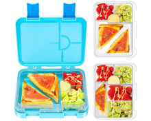 Load image into Gallery viewer, Blue or Pink Portion Lunch Box - 4 & 6 Compartments - WLS Accessories