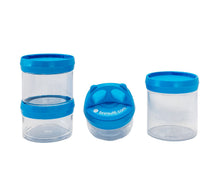 Load image into Gallery viewer, E-zy Snax - Stackable Lunch Box - 4 Cylindrical Containers