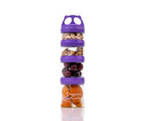 Load image into Gallery viewer, E-zy Snax - Stackable Lunch Box - 4 Cylindrical Containers