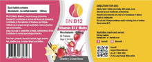 Load image into Gallery viewer, BN B12 - Vitamin B12 Melts - 1 Bottle