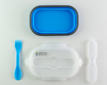 Load image into Gallery viewer, Blue or Green Flexy Lunch Box - 1 Compartment - WLS Accessories
