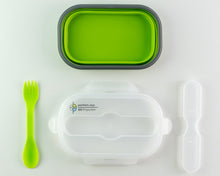 Load image into Gallery viewer, Blue or Green Flexy Lunch Box - 1 Compartment - WLS Accessories
