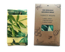Load image into Gallery viewer, Beeswax Food Wraps - 3-Pack - WLS Accessories
