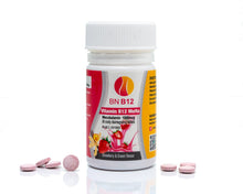 Load image into Gallery viewer, BN B12 - Vitamin B12 Melts - 1 Bottle
