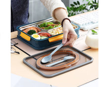 Load image into Gallery viewer, Food on the Go - Portion Lunch Box - 3 Compartments
