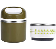 Load image into Gallery viewer, Thermal Lunch Box - 3 Cylindrical Containers
