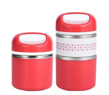 Load image into Gallery viewer, Thermal Lunch Box - 3 Cylindrical Containers
