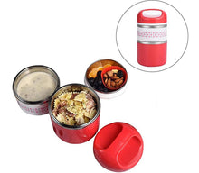 Load image into Gallery viewer, Thermal Lunch Box - 3 Cylindrical Containers

